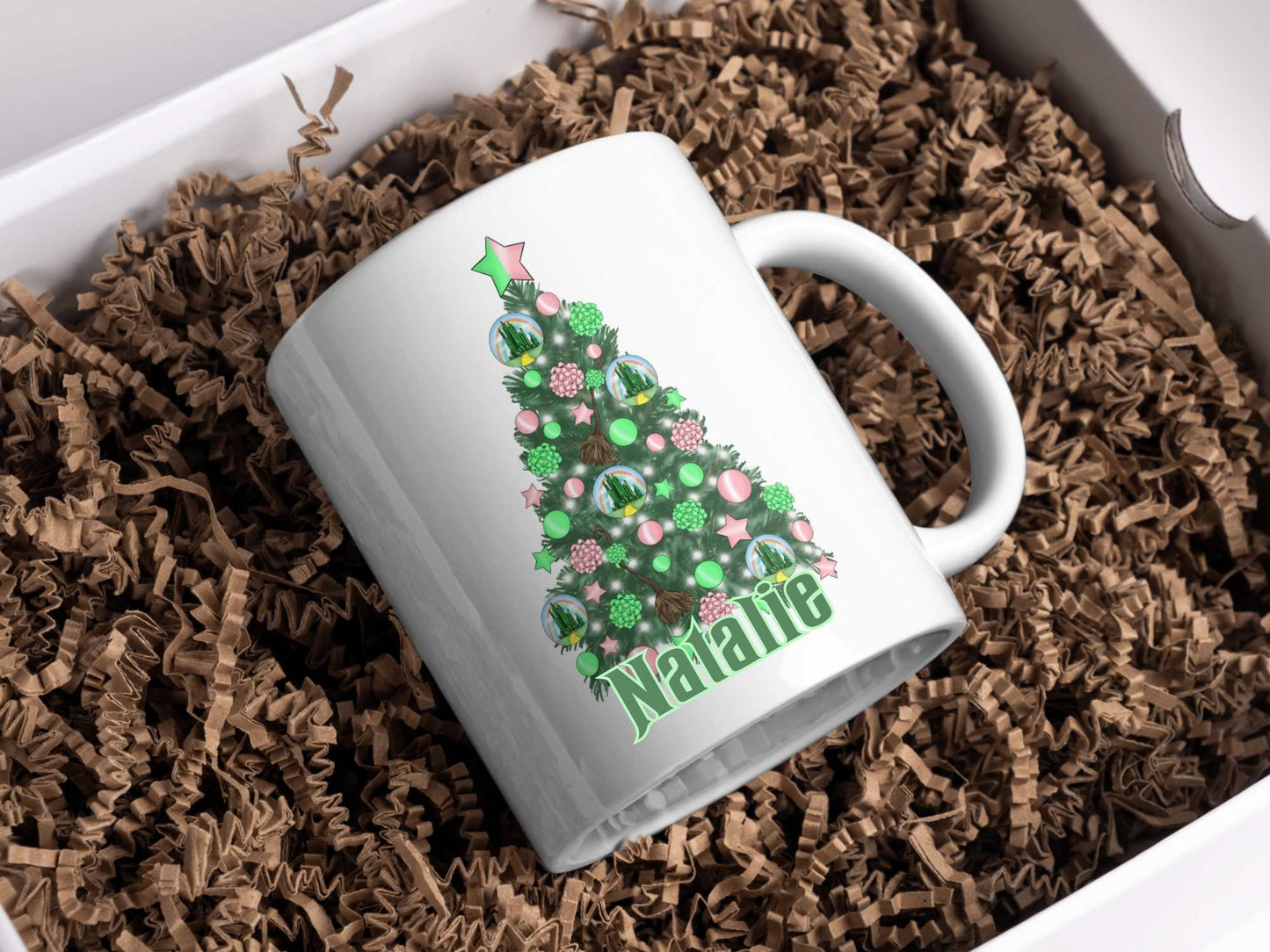 Personalised Wicked Witch Christmas Tree Mug