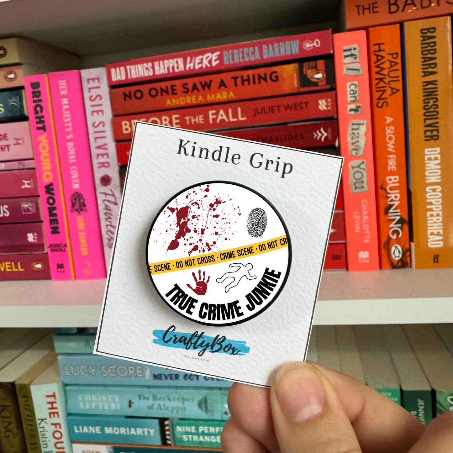 True Crime Junkie Kindle/eReader Holder