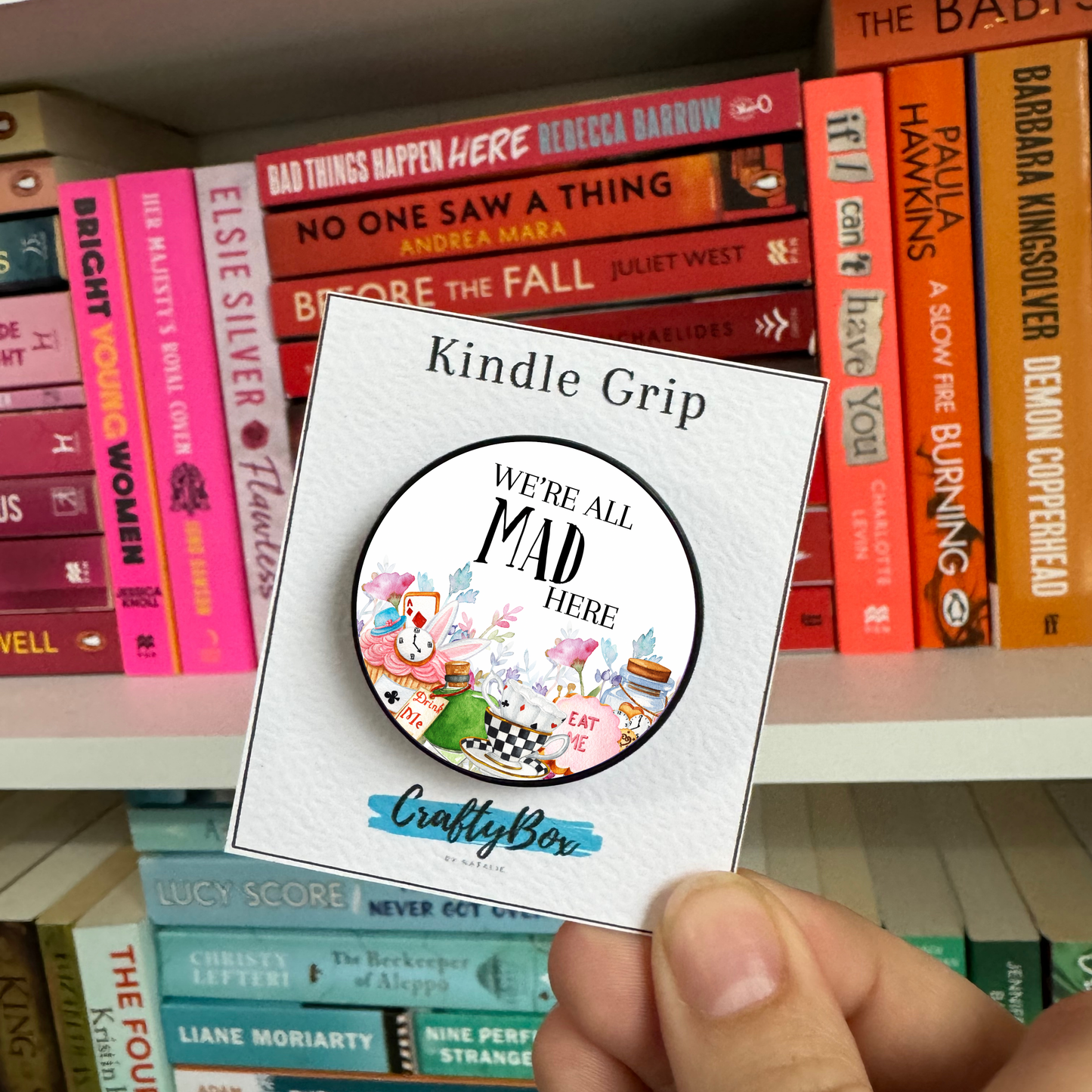 We're All Mad Here Wonderland Kindle/eReader Holder