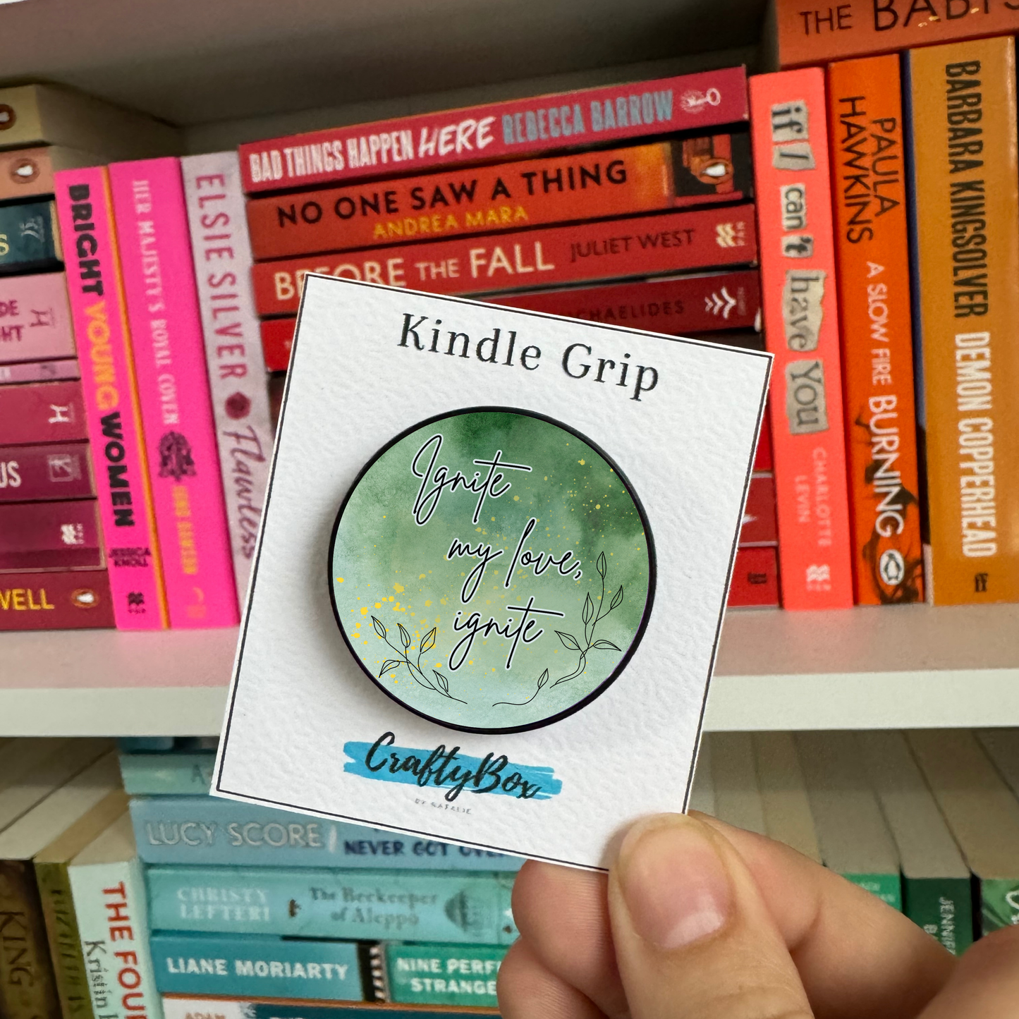 Ignite my Love Shatter Me Inspired Kindle/eReader Holder