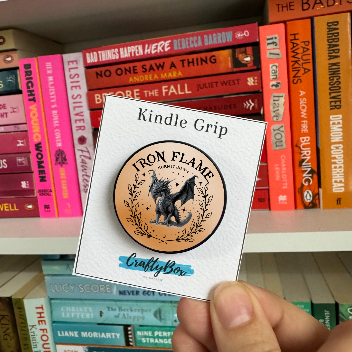 Iron Flame Tairn Dragon Kindle/eReader Holder