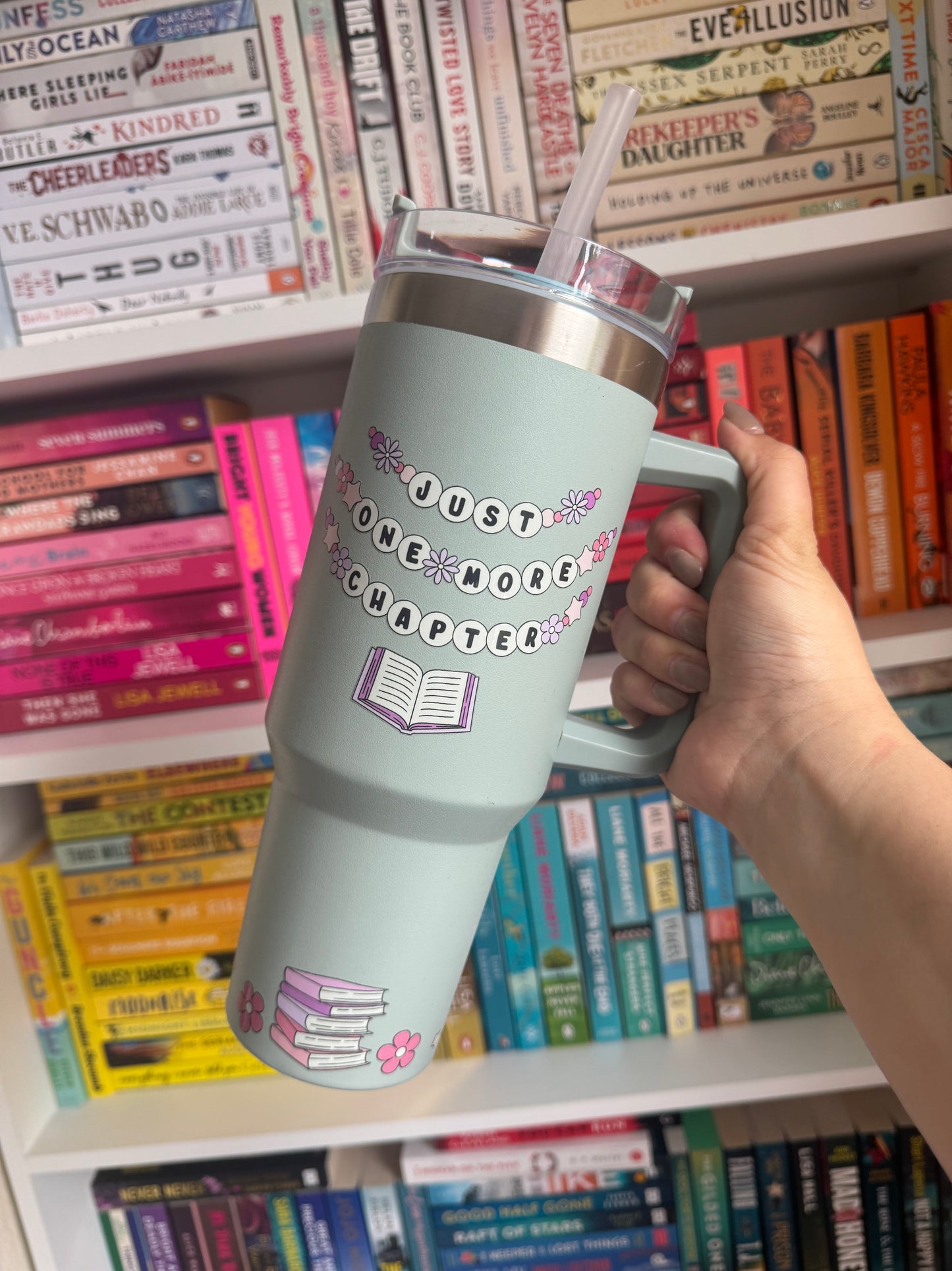 Just One More Chapter 40oz Tumbler with Straw