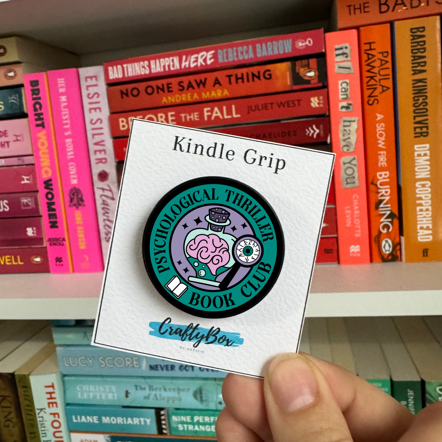 Psychological Thriller Book Club Kindle/eReader Holder