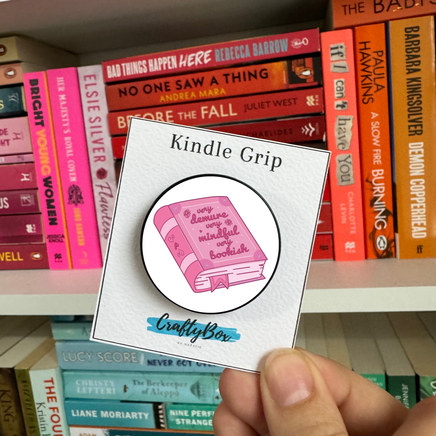 Very Demure Very Mindful Very Bookish Kindle/eReader Holder