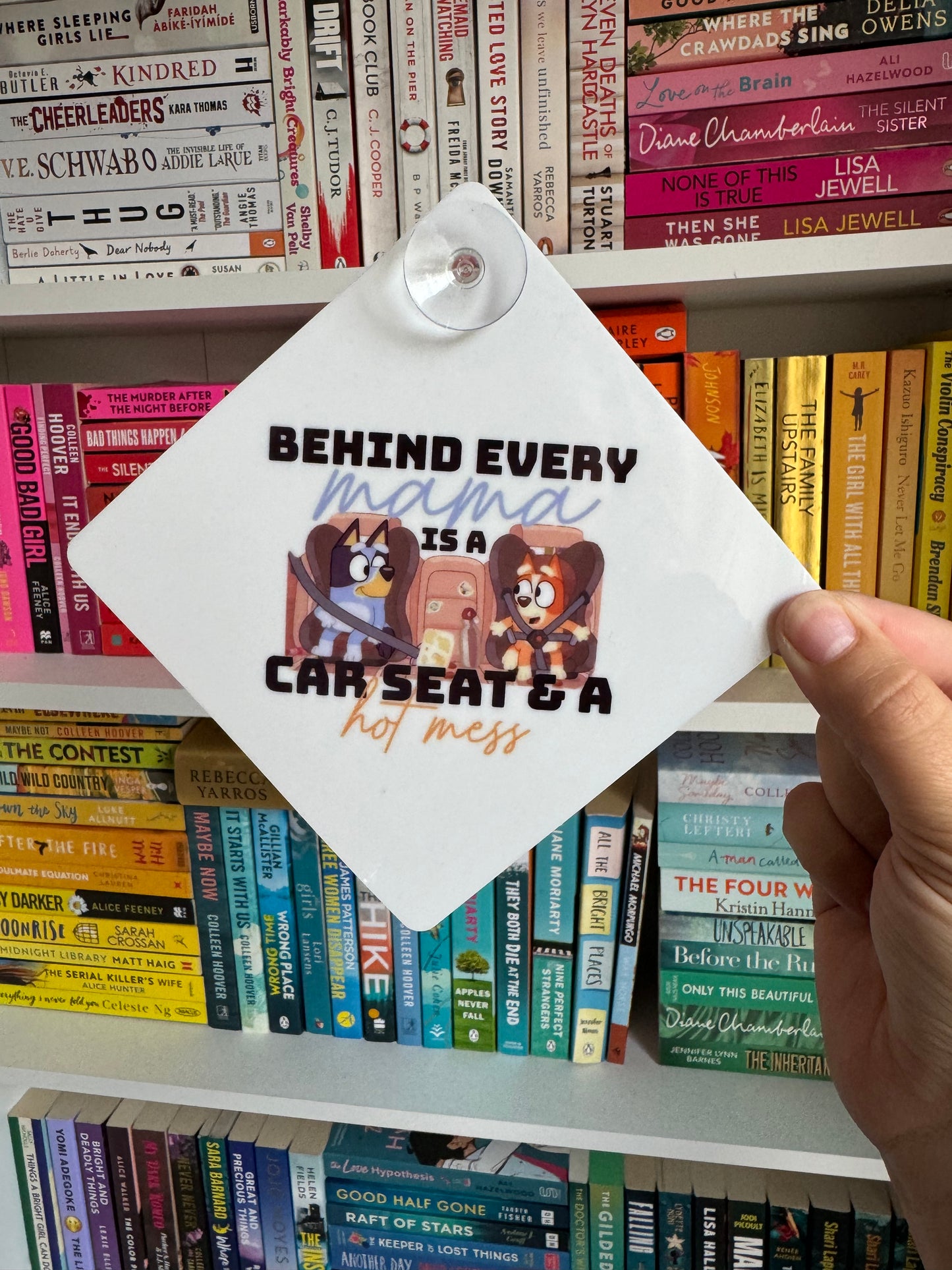 Bluey Car Window Sign