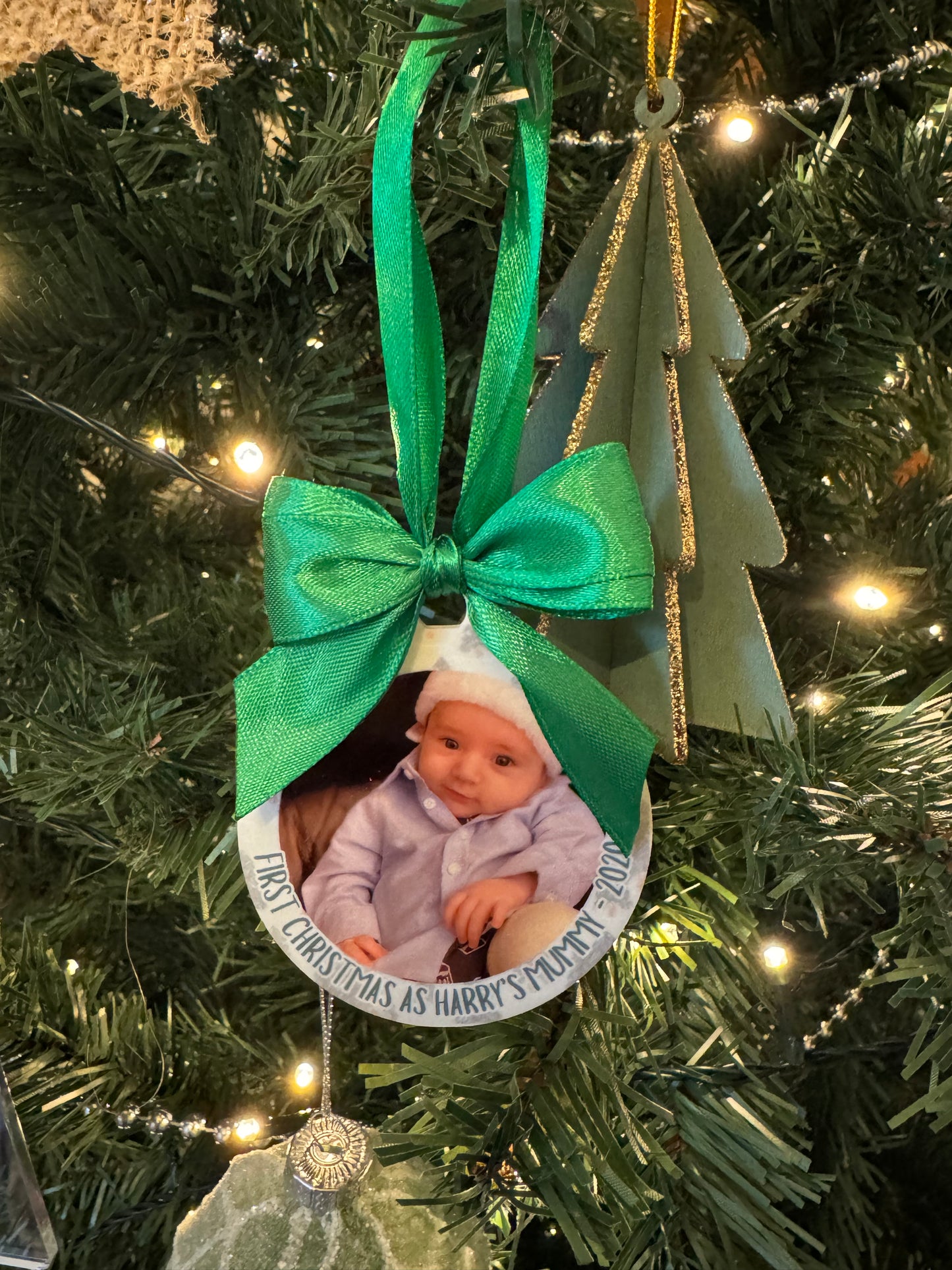 Personalised Photo Christmas Bauble