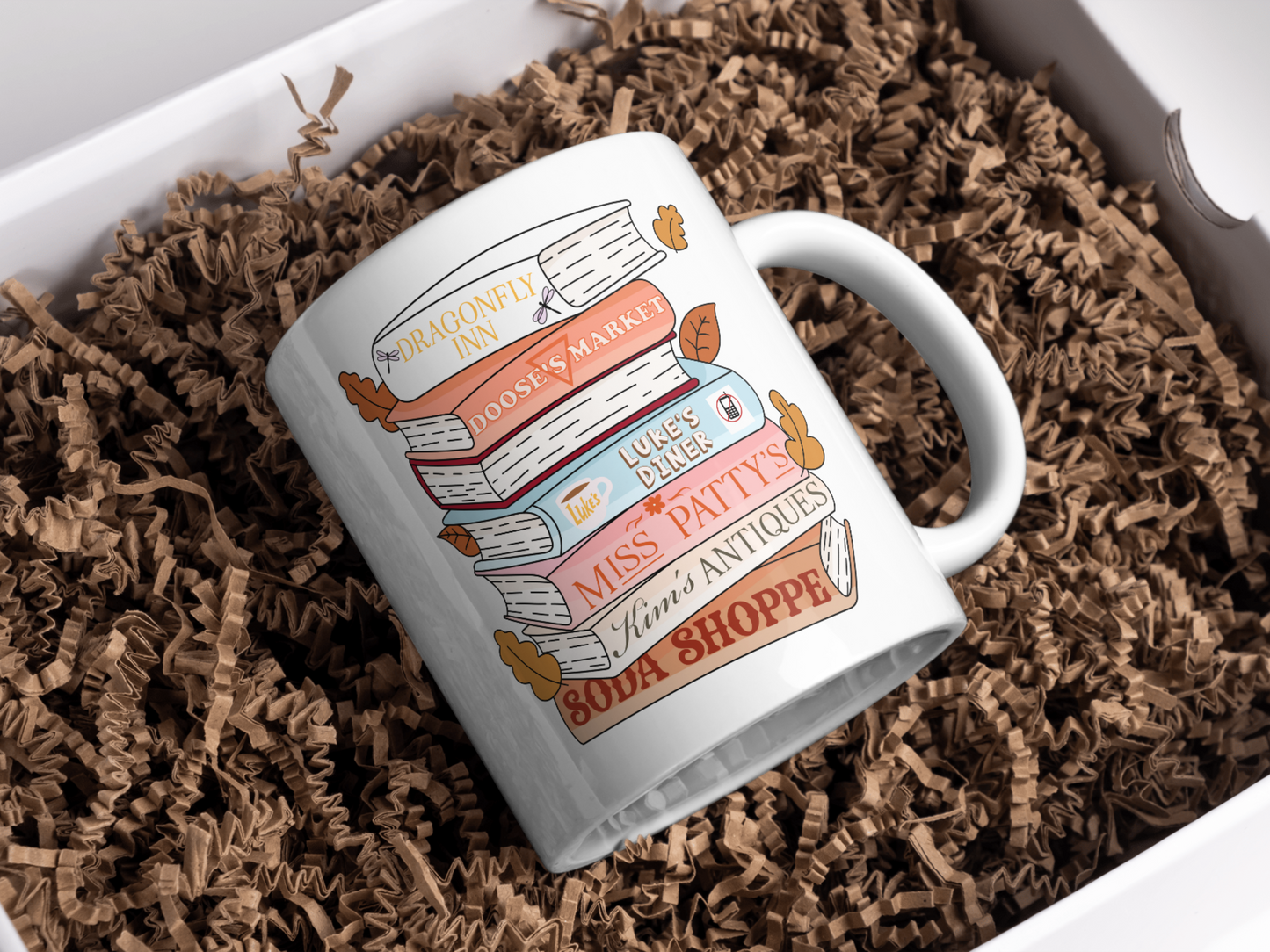 Gilmore Girls inspired Book Spine Stack Mug