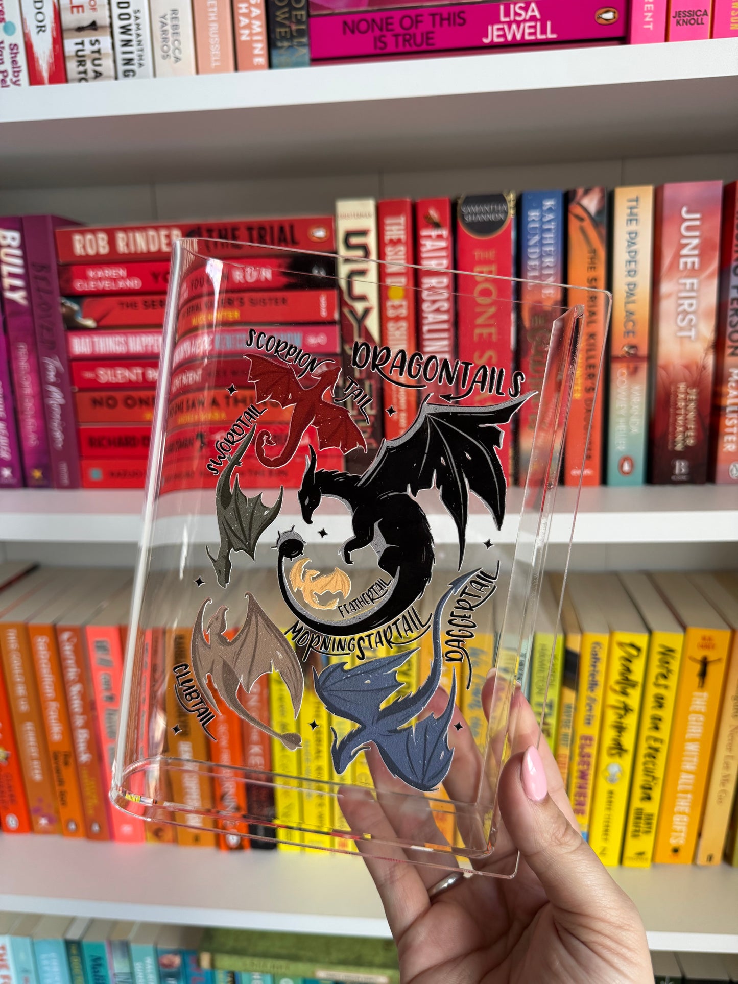 Dragon Species Book Vase