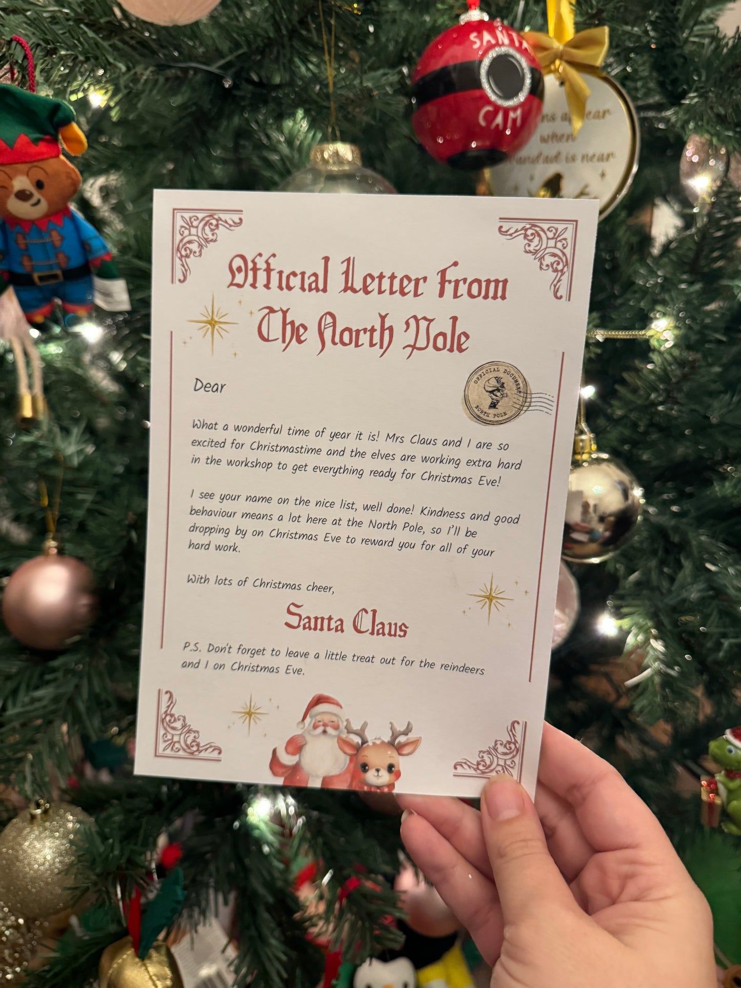 Santa’s Nice List Certificate Letter Scratch Bundle