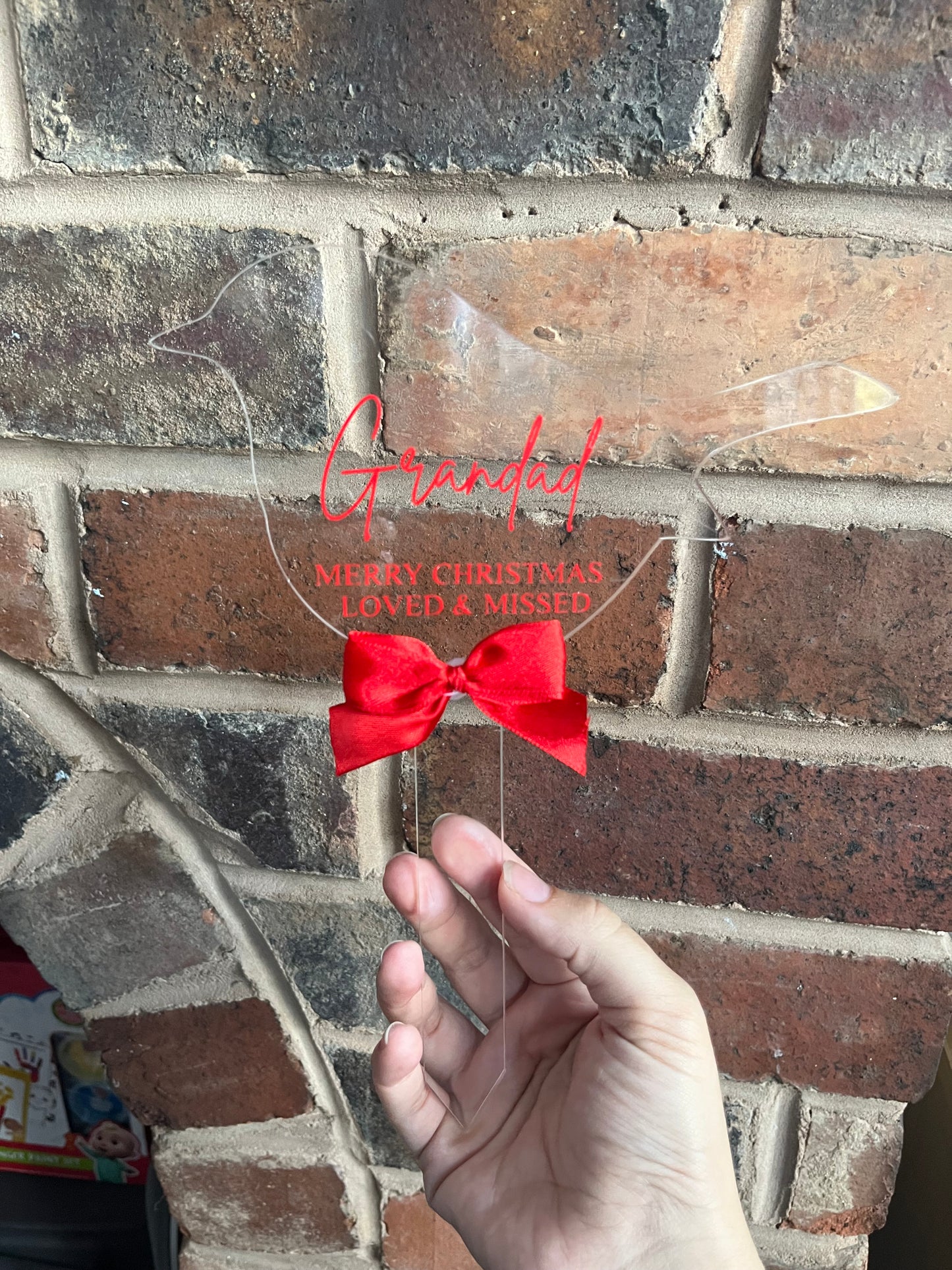 Personalised Robin Memorial Grave Marker Sign
