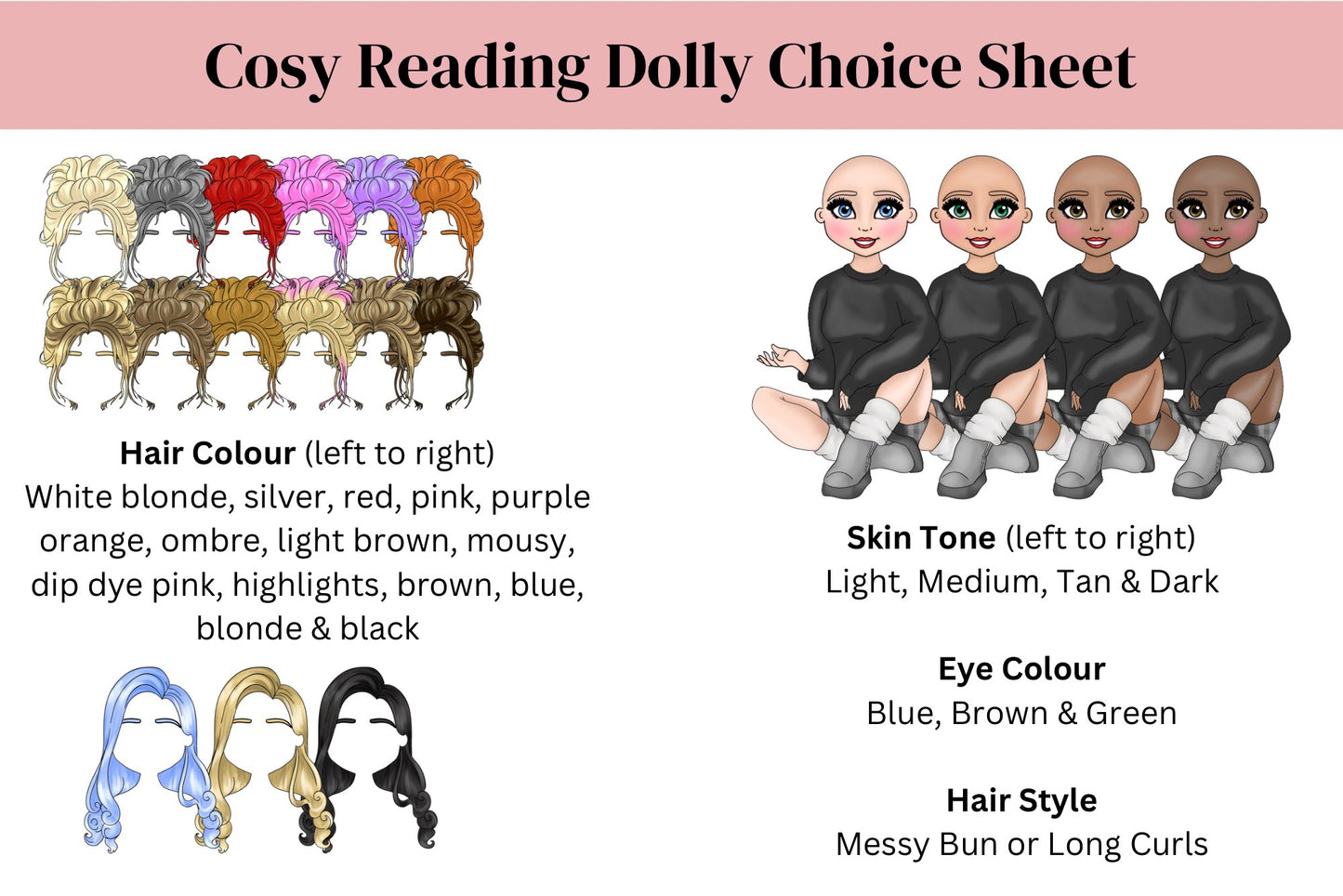 Personalised Dolly Aluminium Bookmark