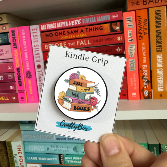 Just a Girl Who Loves Books Stack Kindle/eReader Holder