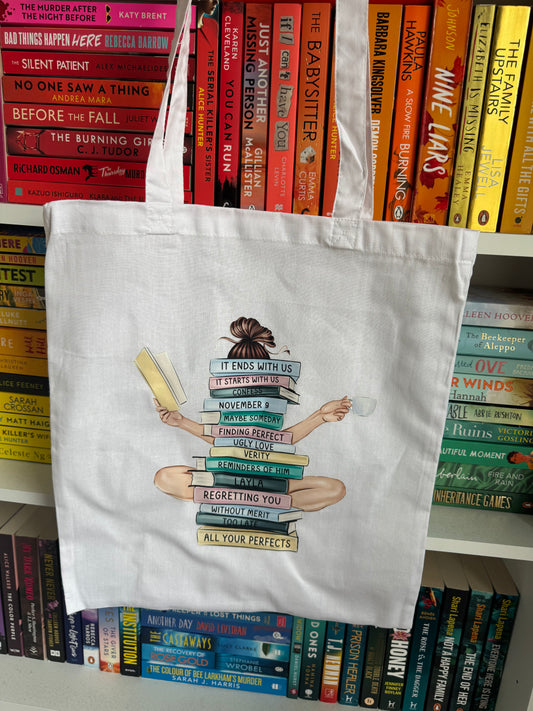 CoHo Titles Book Stack Tote Bag