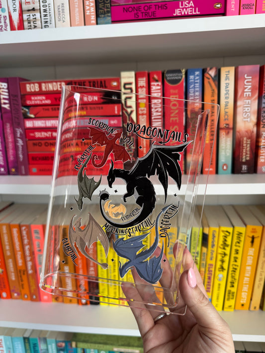 Dragon Species Book Vase